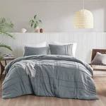510 Design Porter Soft Wash Pleated Midweight 3-PIECE Comforter Set Blue-king. Fixed Price $79.99.