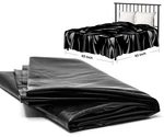 Waterproof Pvc Bed Sheet Black For Adults Mattress Cover Couples. Fixed Price $24.00.