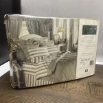 Vintage Croscill Queen Bedding Set Cotton Blend Denim Stripe 200 Luxury Percale. Fixed Price $99.00.