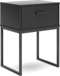 Signature Design By Ashley Socalle Modern 1 Drawer Nightstand With Black. Fixed Price $131.77.