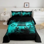 Gamer Comforter Set Queen Size Teens Gamepad Bedroom Decor Boys Girls Vid.... Fixed Price $19.66.