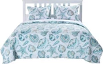 New Bag - 2 Twin Comforter Set Barefoot Bungalow Coastal Theme W/ Shams. Fixed Price $75.00.