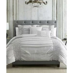 Hallmart Collectible Amalina 4-PC Comforter Set Twin/ Xl Grey. Fixed Price $99.00.