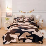 Meeting Story Colorful Camouflage Queen Comforter Set - 3PC Bedding Kids/tee. Fixed Price $64.48.