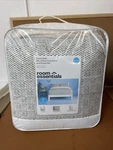 Room Essentials Reversible Microfiber 7 Piece Comforter And Sheet Set-queen. Fixed Price $50.00.