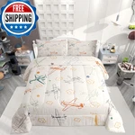 Castle Fairy Aircraft Comforter Kids Colorful Airplane Print Bedding Set Queen. Fixed Price $78.17.