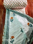 Hand Quilted Made Inserts Filling Cotton Quilt,dohar Winter Light Comforter. Fixed Price $99.99.