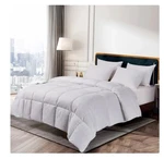 Hotel Grand Luxury Basic Bedding White Goose Feather & Down Comforter King New. Fixed Price $89.95.
