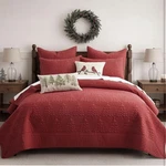 Levtex Home Kasey Quilt Set King 106X92IN & Two Shams 36 20IN - Cotton. Fixed Price $100.00.