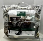 Woolrich Rustic Lodge Cabin Comforter Set King Bitter Creek Grey/brown WR10-2180. Fixed Price $159.99.