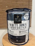 Hotel Grand White Down Comforter Full/queen 500 Tc 650 Fp 100% Cotton Cover. Fixed Price $115.00.