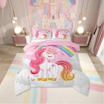 Erosebridal Unicorn Girls Bedding Set Full Kids Rainbow Comforter Revers. Fixed Price $78.66.