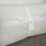 Pottery Barn Belgian Flax Linen Tufted Quilt Full/queen Classic Ivory Bedding. Fixed Price $249.00.