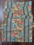 Vtg Croscill Remi Window Valances Spruce Paisley Floral Cotton 84X18" Curtains. Fixed Price $80.00.