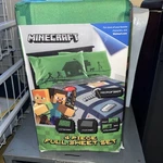 New Package Minecraft 4 Piece Full Sheet Set Microfiber Mojang Pillow Cases. Fixed Price $34.99.