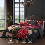 Bebejan Flower Garland 100% Cotton Sateen 5 Piece Reversible Comforter Set. Fixed Price $134.99.