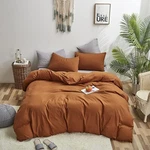 Luxlovery King Pumpkin Color Comforter Set Rust Bedding Burnt O.... Fixed Price $59.99.