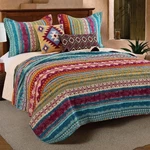 Greenland Home Fashion Southwest Stylish Diamond Print Comfort Bedding Set - 5. Fixed Price $161.98.