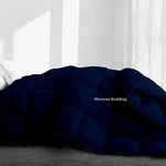 Deluxe Luxury Comforter Down Alternative Egyptian Cotton Navy Blue Solid. Fixed Price $152.69.