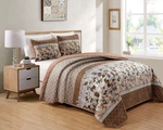 Kids Zone Home Linen Bedspread Set Brown Tan Sky King/cal King, Blue,white. Fixed Price $39.04.