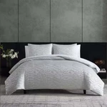 Vera Wang Illusion Grey Comforter Set, King. Fixed Price $226.80.