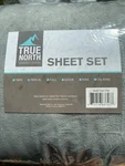 Twin Xl Micro Fleece Bed Sheet Set Light Gray True North By Sleep Philosophy. Fixed Price $24.00.