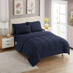 Sweet Home Collection 7 Piece Comforter Set Bag Solid Color All Season Soft D.... Fixed Price $60.73.