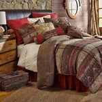 Hiend Accents Sierra Lodge Chenille Faux Suede Comforter Set Super King 5 Pieces. Fixed Price $599.99.