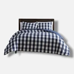 Eddie Bauer Blue Lakehouse Plaid 2-PC. Duvet Cover Set, Twin. Fixed Price $36.45.