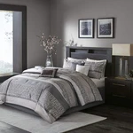 Madison Park Luxury Comforter Set-traditional Jacquard Design All Season Down.... Fixed Price $139.49.