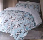 Divine Textiles (3) Pc Elegant Full/queen Duvet Cover Set Aqua Floral Reversible. Fixed Price $21.97.