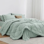 Complete Your Bedroom Setup - Love Cabin King 7 Piece Aqua Comforter. Fixed Price $89.99.