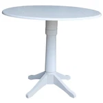 International Concepts Drop Leaf Counter Height Dining Table White. Fixed Price $447.99.