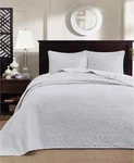 Madison Park Quebec Classic Stitch 3-PC. Quilted Bedspread Set King White. Fixed Price $47.06.