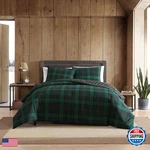 Eddie Bauer - Twin Comforter Set Reversible Cotton Bedding Matching Sham. Fixed Price $92.80.
