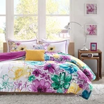 Comforter Set Vibrant Floral Design, Teen Bedding Girls Bedroom, Mathcing Sh. Fixed Price $87.99.