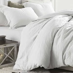 White Comforter Queen Size, 3 Piece Soft Modern Bedding Set & Collections, Light. Fixed Price $97.99.
