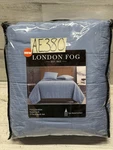 London Fog Super Soft Down Alternative Queen Comforter 3PC Set Blue New. Fixed Price $65.99.