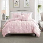 Home Essential Stylish Extra Plush Soft Floral Pintuck Rose Twin - Xl. Fixed Price $60.00.