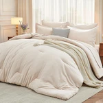 7 Pieces King Comforter Set, Soft Bag Size, All Season Bedding. Fixed Price $96.99.