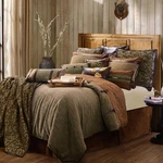 Paseo Road Highland Lodge Rustic Bedding 5 Piece Queen Size Comforter Set, Gr.... Fixed Price $538.00.