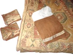 Croscill Arizona Southwestern Aztec Straw Clay (4P) King Comforter Set. Fixed Price $176.00.