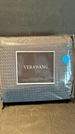 Vera Wang Soft Honeycomb Cotton Waffle Pique Queen Duvet & Shams Set Midnight. Fixed Price $48.99.