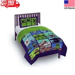 Minecraft Kids 2PC Reversible Comforter & Pillowcase Set Green Twin/full New. Fixed Price $45.98.