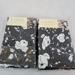 New Ralph Lauren 2 European Shams- Port Palace Floral Black 0016. Fixed Price $100.00.