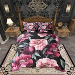 Erosebridal Peony Floral 7 Pieces Bedding Set King Sizeelegant. Fixed Price $134.84.