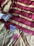 Laura Ashley Full/queen Reversible Damask Design Comforter Set. Fixed Price $50.00.