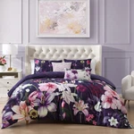 Bebejan Morning Glory 100% Cotton Sateen 5 Piece Reversible Comforter Set. Fixed Price $139.99.