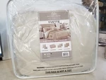 Chic Home Yvette Comforter Set Pleated Ruffled Flange, Beige, Queen. Fixed Price $53.32.