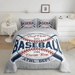 Homewish Baseball Comforter Set Vintage Sports Bedding 3PCS .... Fixed Price $54.71.
